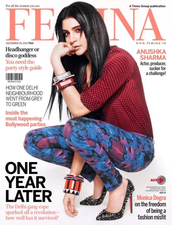 Anushka Sharma covers Femina