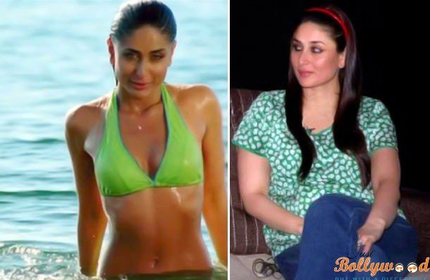 Kareena Kapoor before and after weight loss