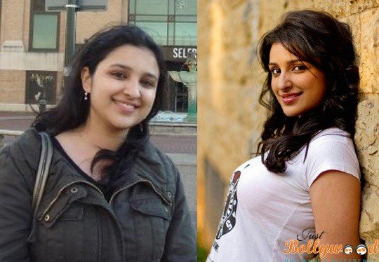 Parineeti Chopra before and after