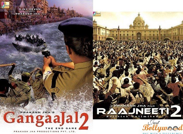Gangajal 2 and raajneeti 2 poster