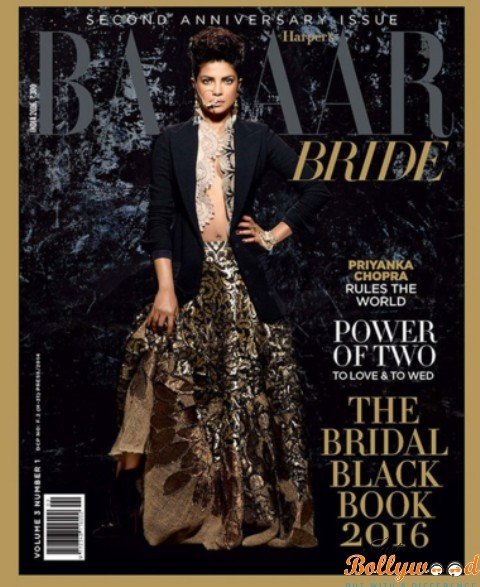 Priyanka Chopra on Harper's Bazaar Cover