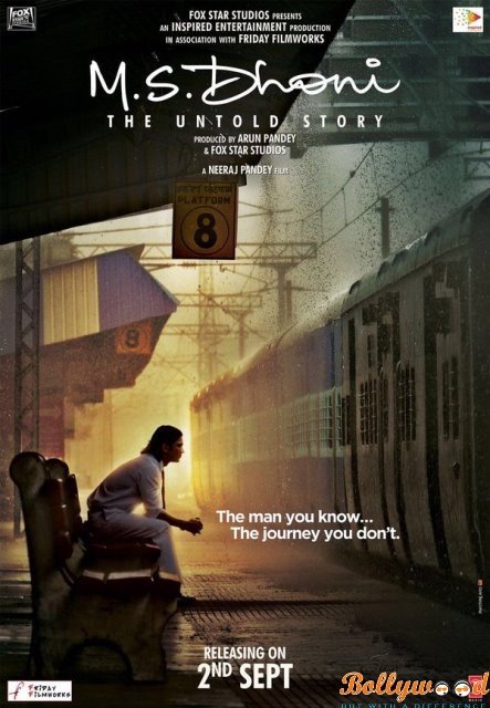 MS Dhoni The Untol Story 1st look poster
