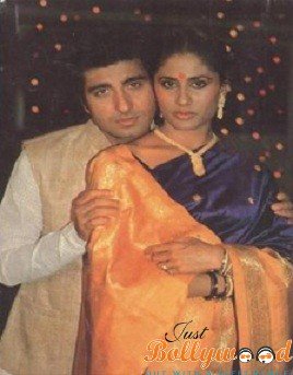 Raj Babbar with Smita Patil