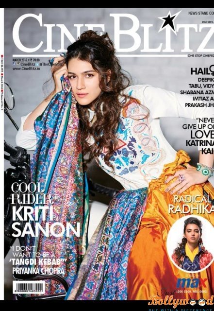 Kriti Sanon Shines On Cine Blitz Magazine