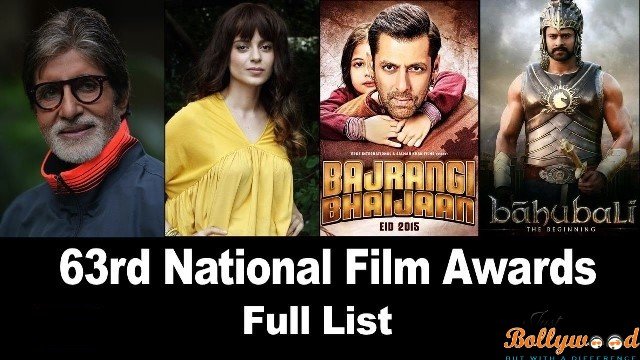 63rd National Film Awards Complete list