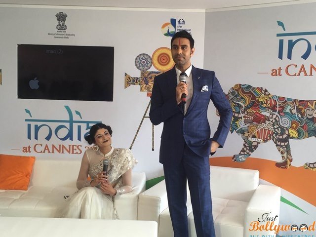 Sandip Soparrkar and Pooja Batra at Cannes (1)