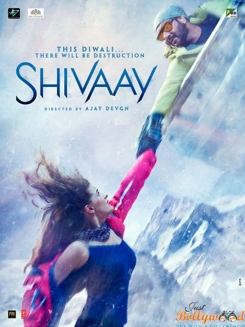 Shivaay new poster featuring Ajay and errica