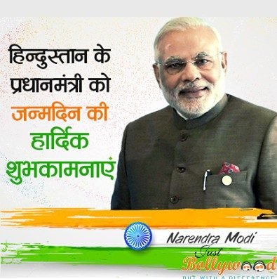 Bollywood Stars wishes PM Narendra Modi 