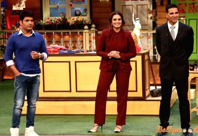 Akshay Kumar and Huma Qureshi on Kapil Sharma Show 