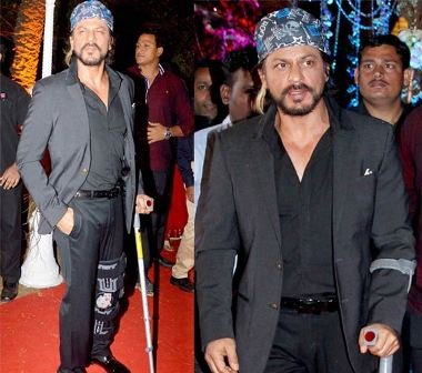 Shah Rukh Khan injured