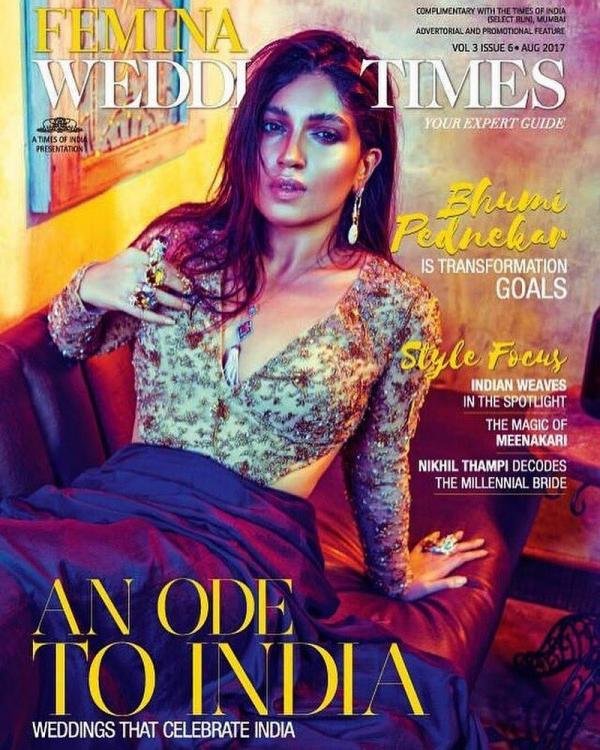 Bhumi-Pednekar-is-transformation-goals-on-the-cover-of-Femina-Wedding-Times