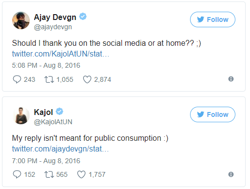 Ajay Devgn trolls his wife Kajol on Twitter2