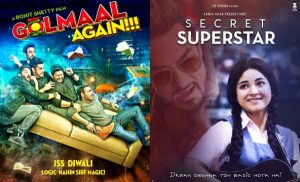 Golmaal Again’ and ‘Secret Superstar’