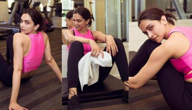 Deepika Padukone in gym