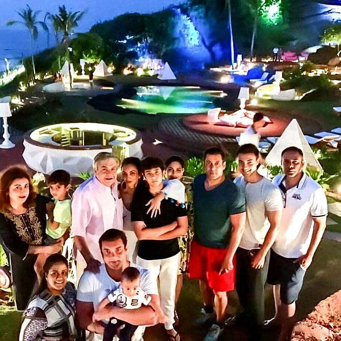 Salman Holidaying with family