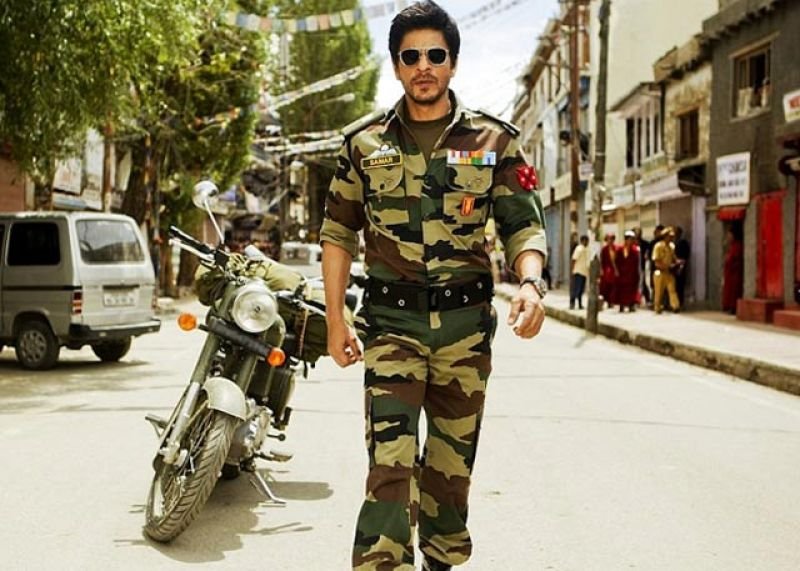Shah Rukh Khan army dress