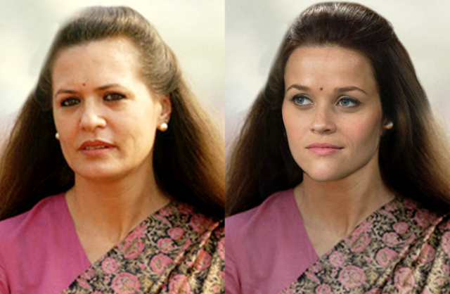 Sonia Gandhi - Reese Witherspoon