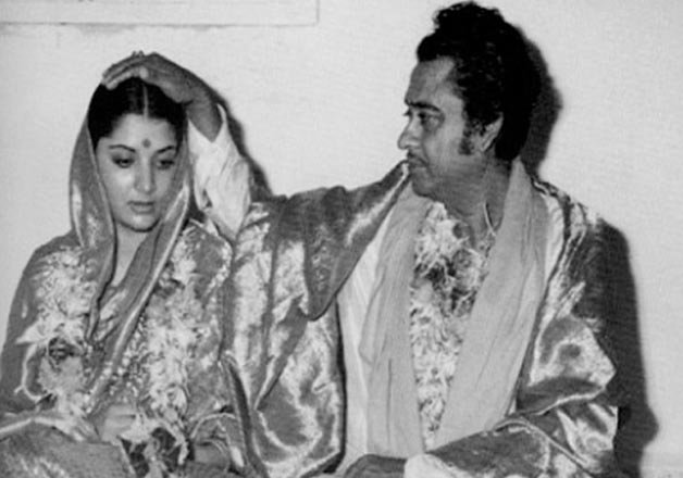 Madhubala and Kishore Kumar