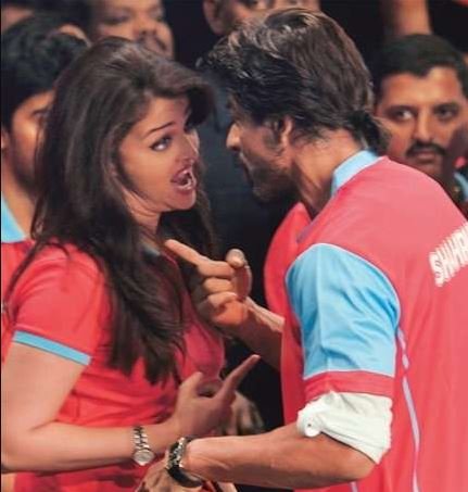Aishwarya Rai Baachaan & Shah Rukh Khan Funny Pose