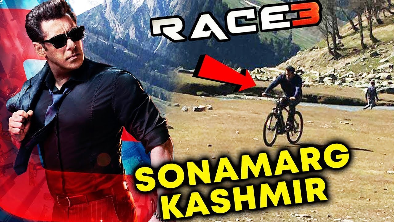 Salman Khan Cycling During Race 3 Shooting