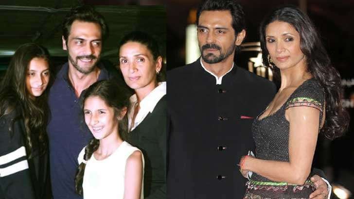 arjun rampal with his wife and daughters