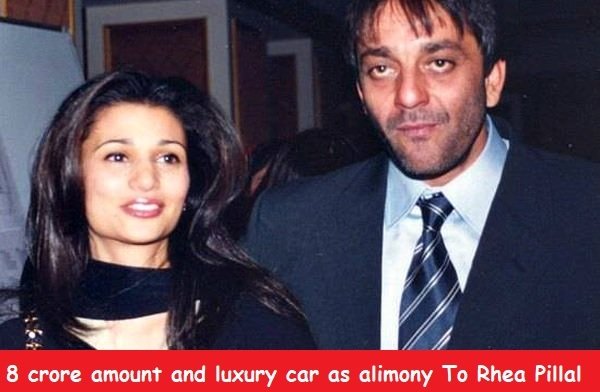 Sunjay Dutt Gave Alimony To Her Wife Rhea