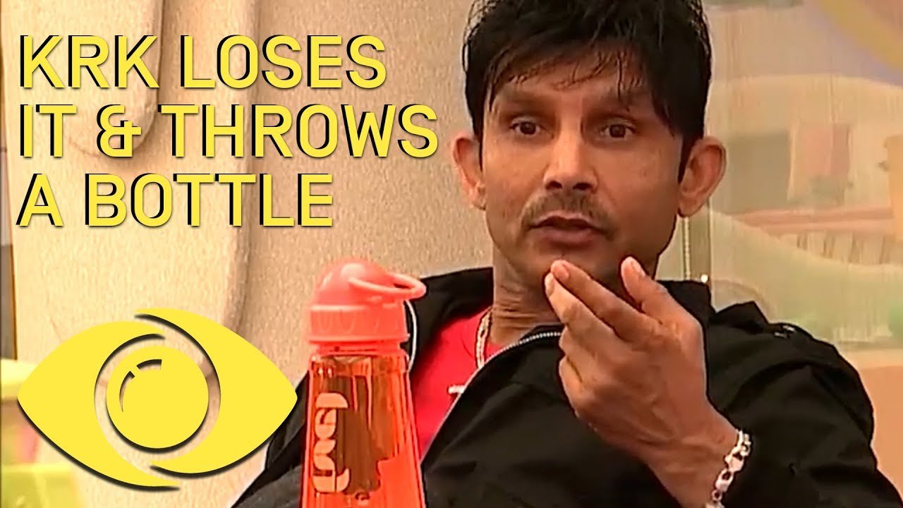 KRK Throws A Bottle At Rohit
