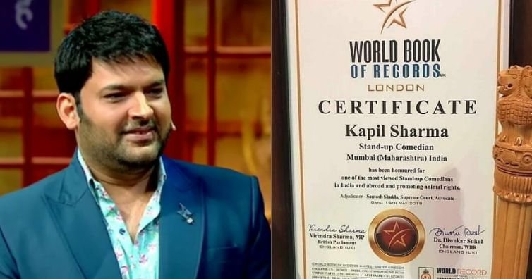 Kapil-Sharma-gets-honoured-by-World-book-of-Records-London