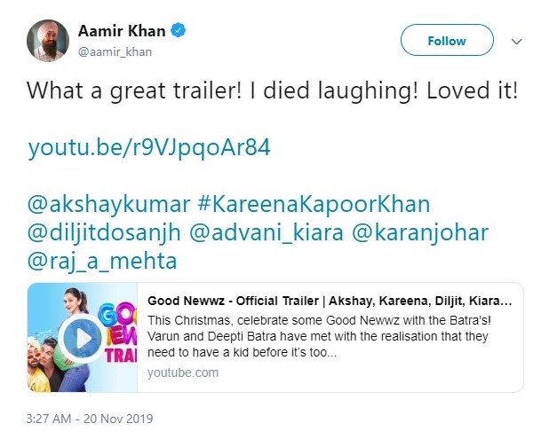 aamir khan tweet