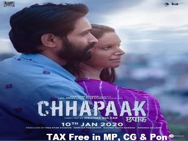 chhapaak tax free