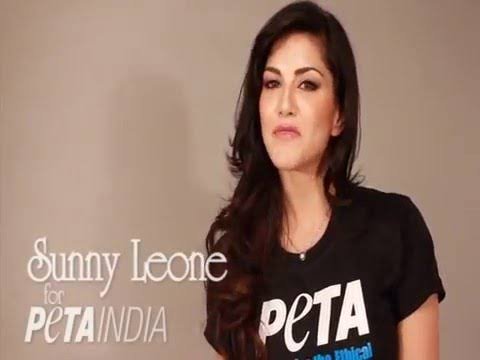 Animal With Sunny Leone Porn - Sunny Leone gets 1 step ahead as promotes vegan fashion